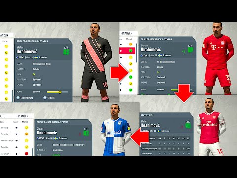 KARRIERE VON ZLATAN IBRAHIMOVIC KOMPLETT NEU SIMULIERT !!! 👃🔥 FIFA 20 Karriere Simulation