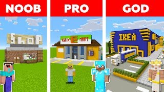 Download lagu Minecraft Battle: NOOB vs PRO vs GOD: STORE in MINECRAFT / Animation mp3
