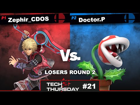 Tech Thursday #21 Losers Round 2 - Zephir_CDOS (Shulk) Vs. Doctor.P (Piranha Plant) Smash Ultimate