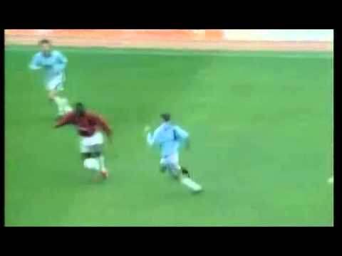 Goal! Weah. 1995. Lazio - Milan.