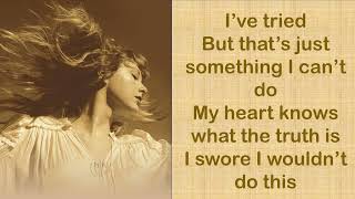 DON’T YOU - Taylor Swift (Taylor’s Version) (From The Vault) (Lyrics)