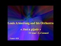 Lous Armstrong and his Orchestra   Just a gigolo   I Cesar   L Casucci   9 mars 1931