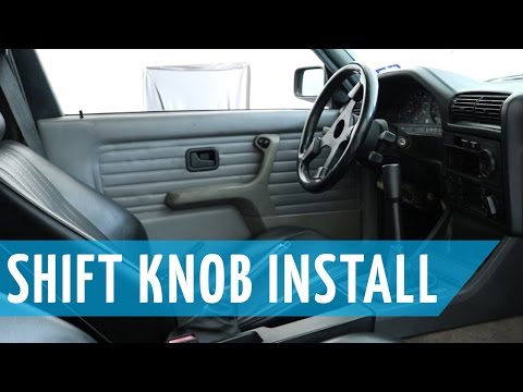 Install ANY Shift Knob | Turbo BMW E30 Build: Interior Part 1