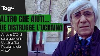 Angelo D'Orsi: "Russia ha già vinto la guerra, dare soldi a Ucraina significa distruggerla"