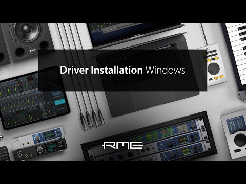 Driver & TotalMix FX Installation for RME Audio Interfaces on Windows