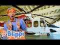 Blippi Explores A Firefighting Helicopter Educational Videos For Kids