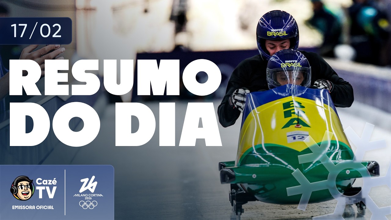 MELHOR TEMPO DO BRASIL NO BOBSLED! RESUMO DO 13º DIA DAS OLIMPÍADAS DE INVERNO 2026 | 17/02