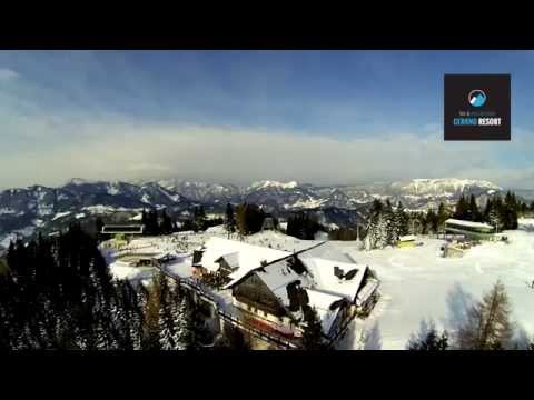 Smučarski center Cerkno (Ski resort Cerkno) - Quadrocopter, 30.12.2014