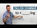 Learn English Grammar: When to use an ‘-ING’ word after ‘TO’