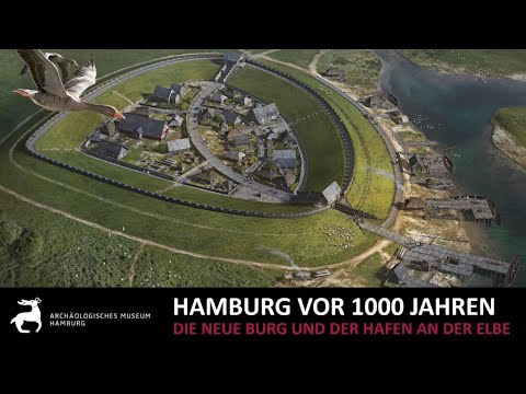 Hamburg vor 1000 Jahren - Die Neue Burg an der Elbe