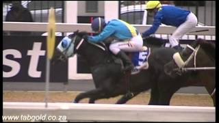 preview picture of video 'Greyville 19122014 Race 1 won by  GULLIVERS TRAVEL'