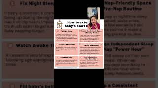 Nap training tips on how to get baby to nap longer