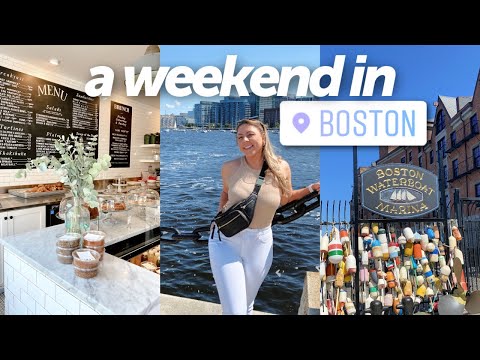 BOSTON VLOG! Boston Common, Tatte, Waterfront Rooftops, Historic Battlegrounds & more!