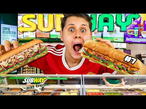 Wie viele SUBWAY SANDWICHES SCHAFFE ich in 24 STUNDEN?🥪😣