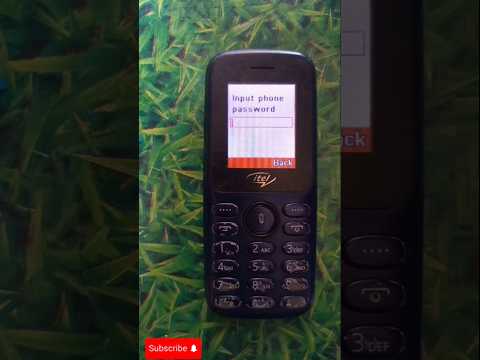 How to remove password from itel small button phone without Pc