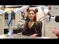 Ariana Grande ending two Radio Show host over sexist interview questions for four minutes straight.