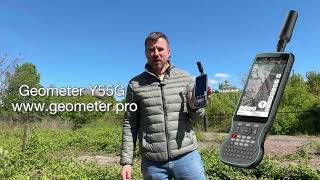 Controlador de campo Y55G de alta precisión con receptor GNSS RTK integrado