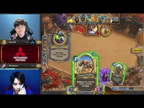 DawN vs Alutemu ||《爐石戰記》大師職業賽 亞太區 第二季 - W5D2