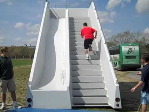 Ari Sussman Attempts the Gentle Giant Stair Challenge