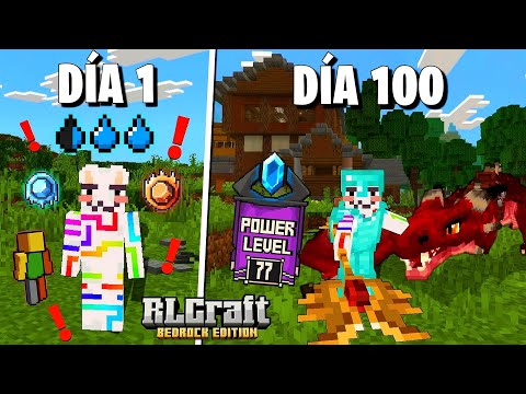 La Dificultad MÁS INJUSTA de Minecraft Bedrock - 100 Días en RLCraft 