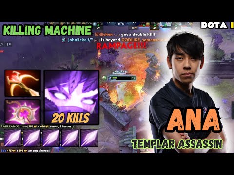 ANA [Templar Assassin] - Enter to his TI form to carry his Teammates!!