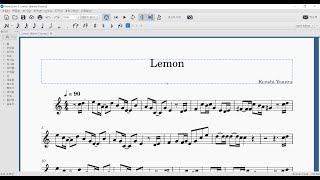 Download lagu Kenshi Yonezu - Lemon (violin ver, Edit by MuseScore 3) mp3