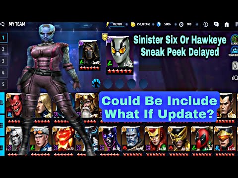 Sinister Six Or Hawkeye Sneak Peek Delayed | Could Be Include What If Update? - Marvel Future Fight