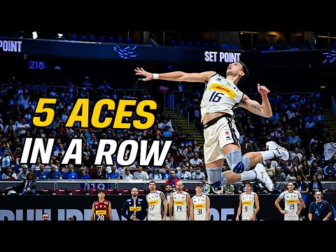 Yuri Romanò Destroys Bulgaria with 5 Aces in a Row