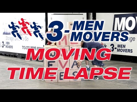 Moving Time Lapse with 3 Men Movers!