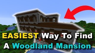 EASIEST Way To Find A Woodland Mansion In Minecraft (Quick Tutorial)