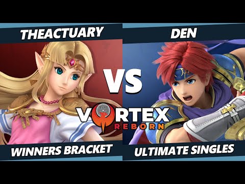 Vortex Legends 8 - TheActuary (Zelda) Vs. Den (Roy) SSBU Ultimate Tournament