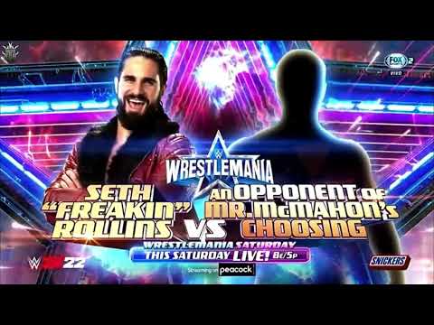 WWE Wrestlemania 38 Official And Full Match Card HD