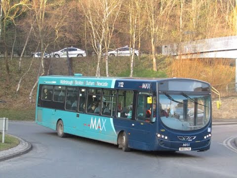 [THRASH] Arriva North East 1483 NK61CYW on X12 to Middlesborough 20190216 Part 2