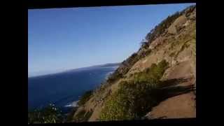 preview picture of video 'Mangawhai Beach, New Zealand, trail run'