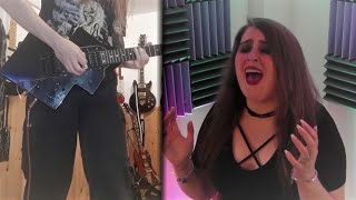 Nothing Ever Dies - KAMELOT Cover by Ashlinn and Victor the Guitar Nerd