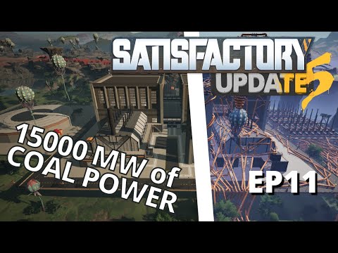 Finishing a COLOSSAL coal generator factory! - Satisfactory Update 5 Episode 11