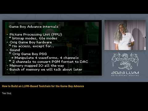 2023 LLVM Dev Mtg - How to build an LLVM-based toolchain for the Game Boy Advance