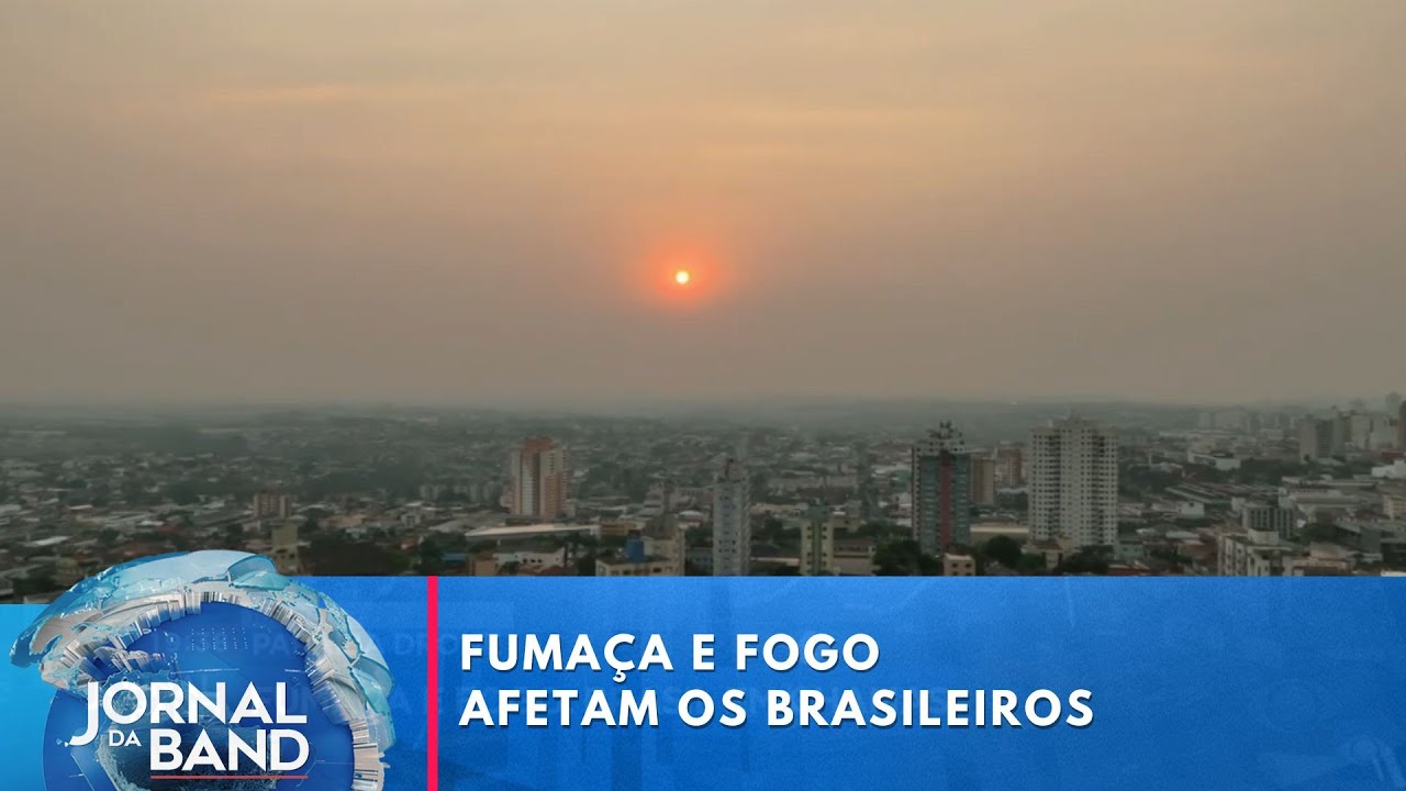 Brasil em chamas: país registra mais quase 10 mil focos de incêndio | Jornal da Band