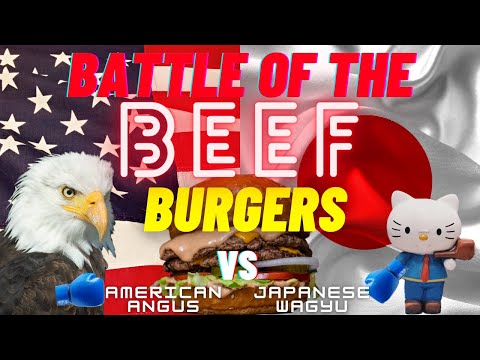 Battle of the Beef ⚔️ Angus Burger VS Wagyu Burger 🍔 Which one is Better?