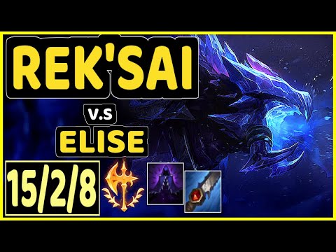 BLABER (REK'SAI) vs ELISE - 15/2/8 KDA JUNGLE CHALLENGER GAMEPLAY - NA