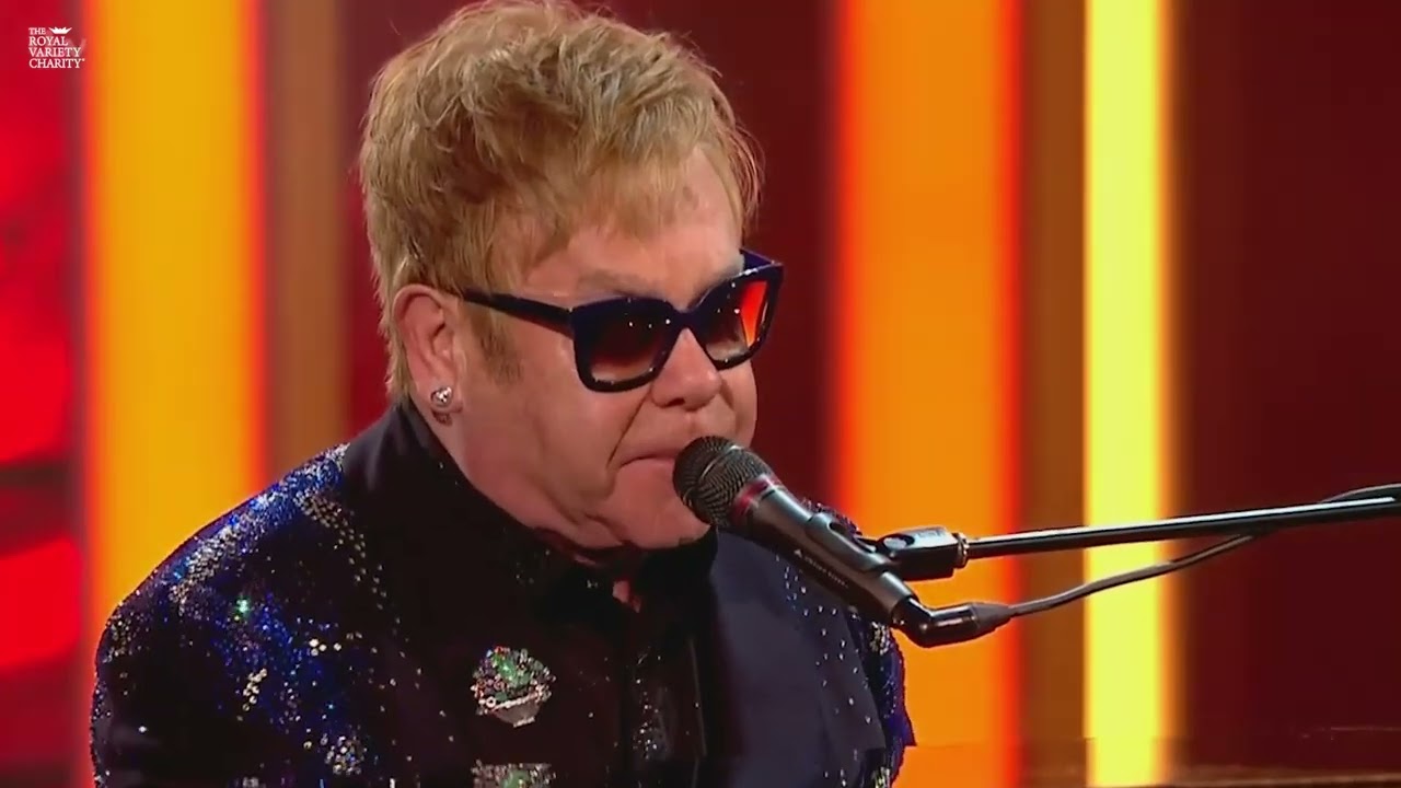 Elton John Performs 'Looking Up' - Royal Variety Performance 2015 - YouTube