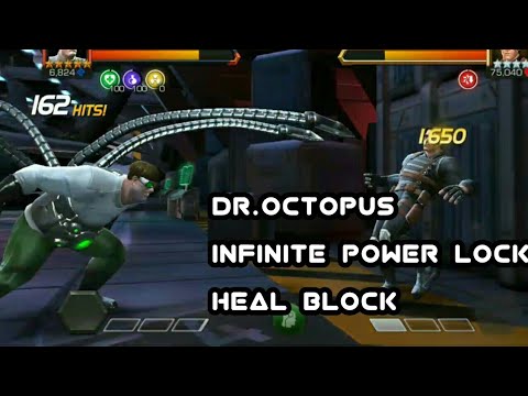 Dr.octopus: Infinite power Lock and heal block |marvel contest of champions |