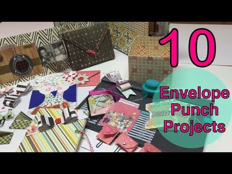 10 Envelope Punchboard Ideas♥Part 1- 10 List Tuesday | I'm A Cool Mom