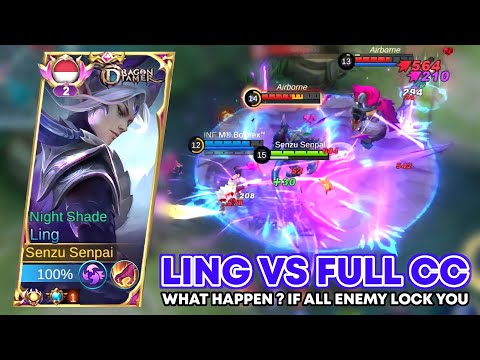 WHEN ENEMY CC COUNTER LING | WHAT WILL HAPPEN? Mobile Legends