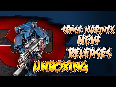 New Space Marine & Chaos Releases- Unboxing + Review