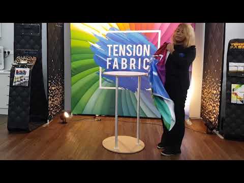 How to  setup a Tension Fabric Round Counter