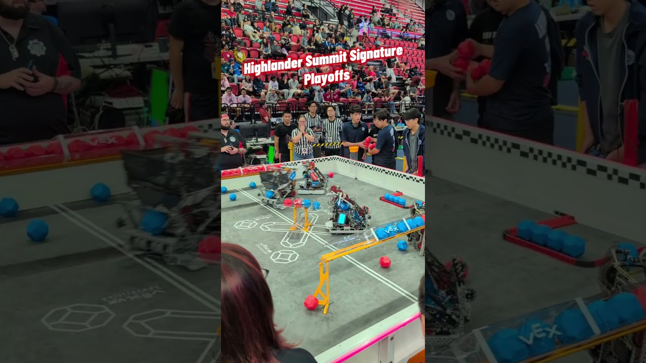 Intense Pushback Playoffs at Highlander Summit Signature! #vexrobotics