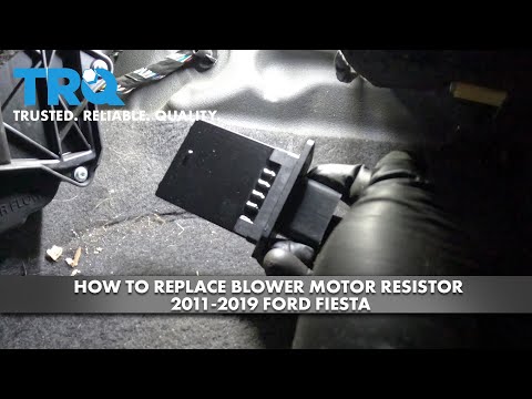 How to Replace Blower Motor Resistor 2011-2019 Ford Fiesta