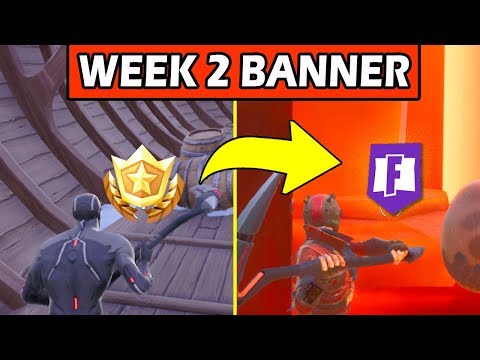 SECRET BANNER WEEK 2 SEASON 8 LOCATION! - Fortnite Battle Royale– SECRET BATTLE STAR WEEK 2 REPLACED