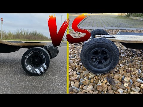Evolve GTR AT wheels vs Street wheels comparison